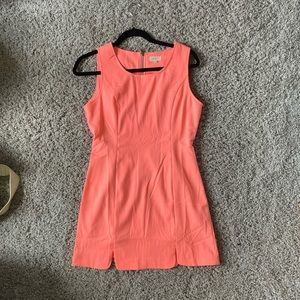 Peach mini sleeveless day dress